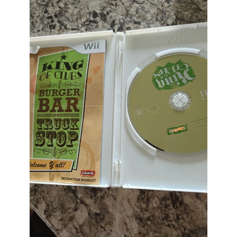 King of Clubs game for Nintendo Wii CIB Complete W/Manual TESTED